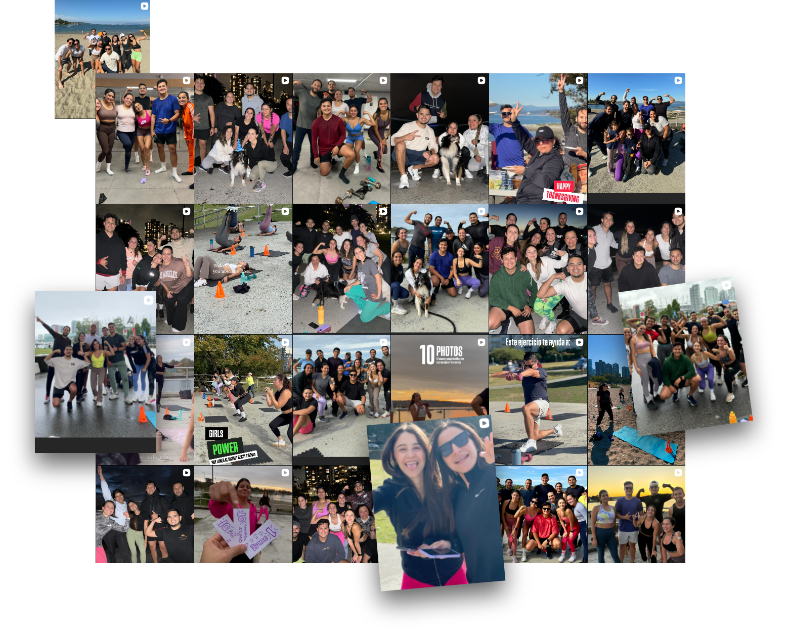 NewMe community photo collage